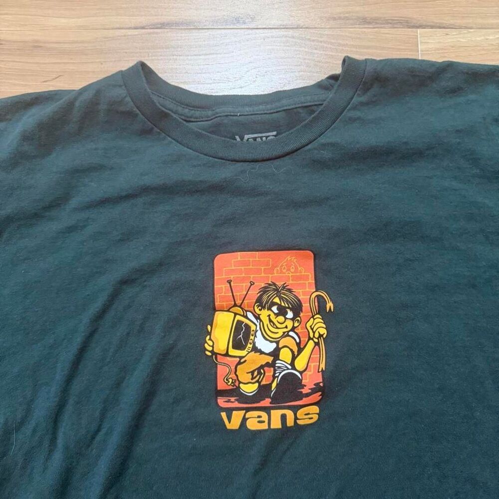 Y2K style Vans skater baggy graphic Tee Size Large